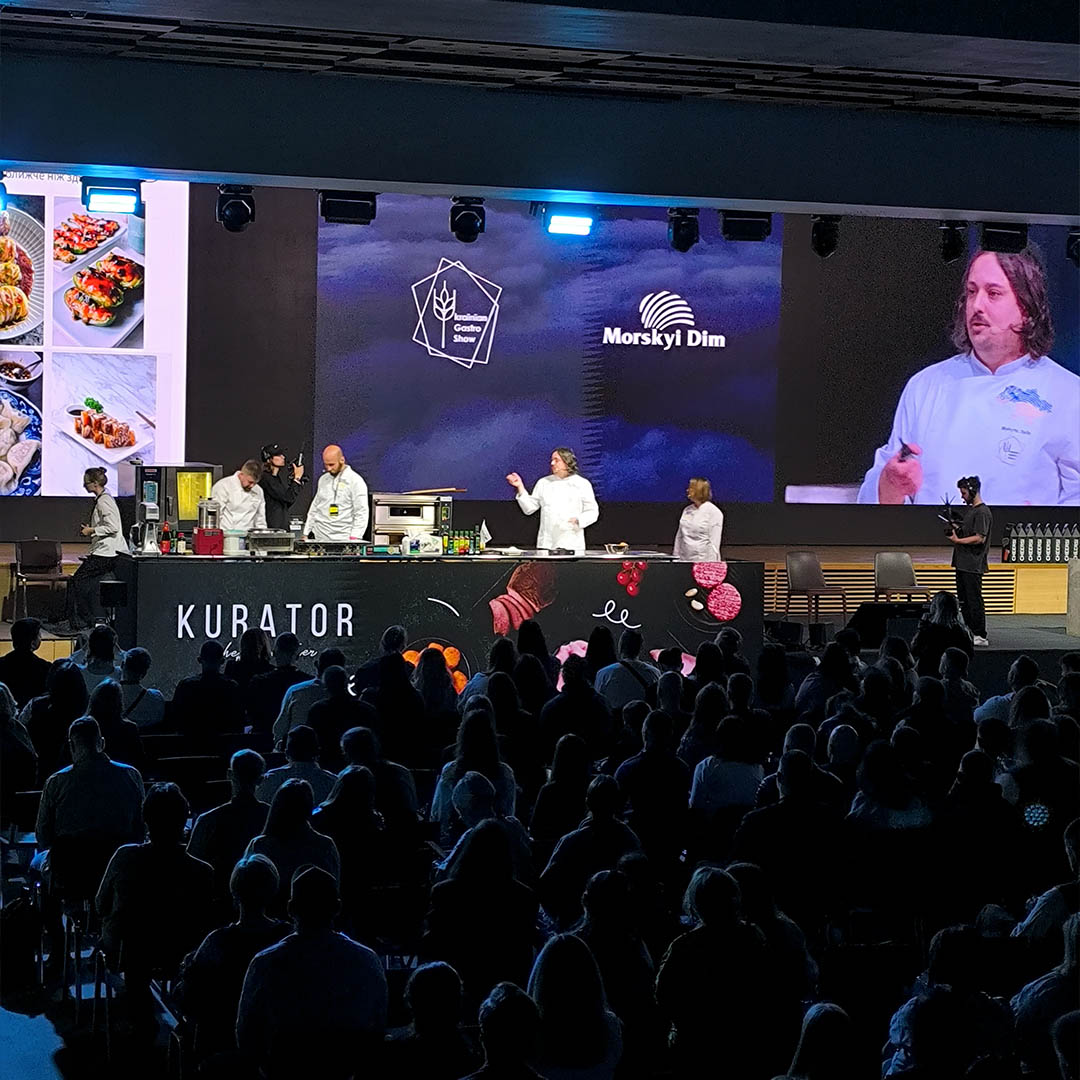 Выступление учасников на Ukrainian Gastro Show
