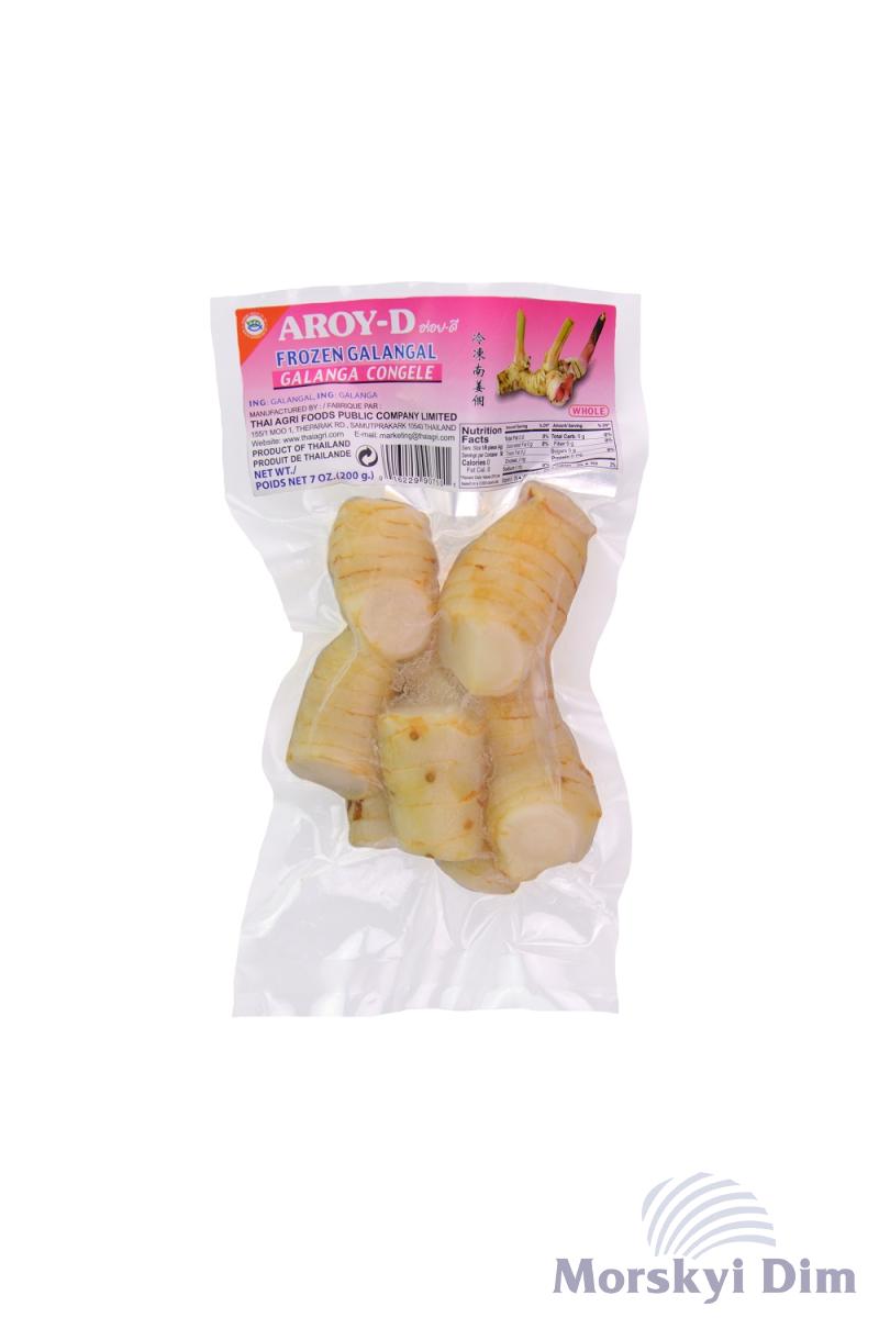 Галангал целый замороженный, AROY-D, 200г