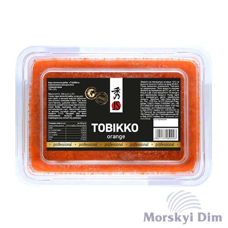 Икра летучей рыбы Tobiko Gold оранжевая, JS, 500г