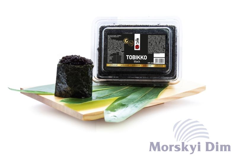 Икра летучей рыбы "Tobiko" JS черная