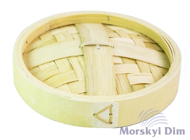Крышка для парового лукошка бамбук 16см