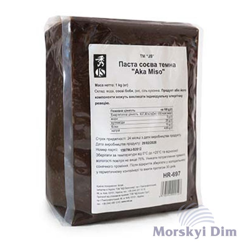 Паста соевая темная Aka Miso (Ака Мисо), JS, 1кг