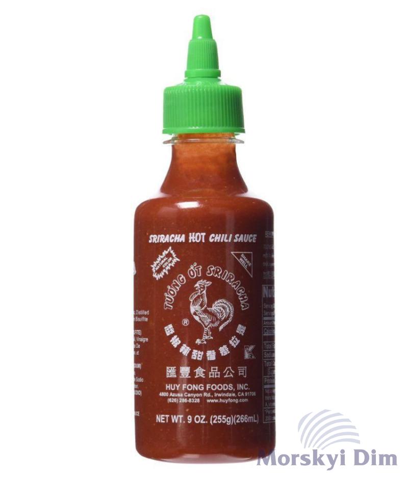 Соус Sriracha (шрирача) чили острый, HUY FONG, 255г